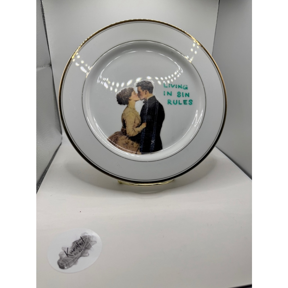 Living in Sin Decorative Plate